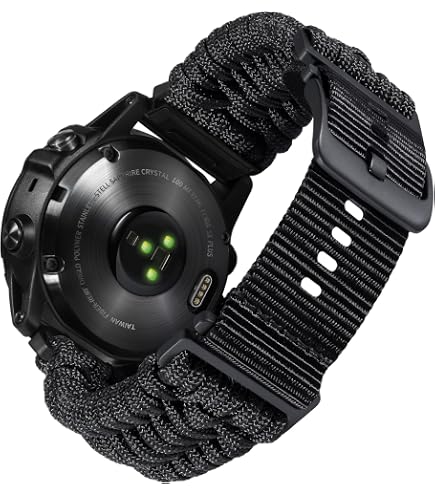 Amazon | GARMIN(ガーミン) QuickFit 26mm Tactical Black Nylon